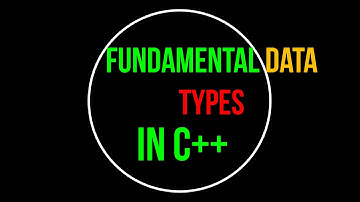 Lecture 4 Fundamental data types in C++ በአማረኛ