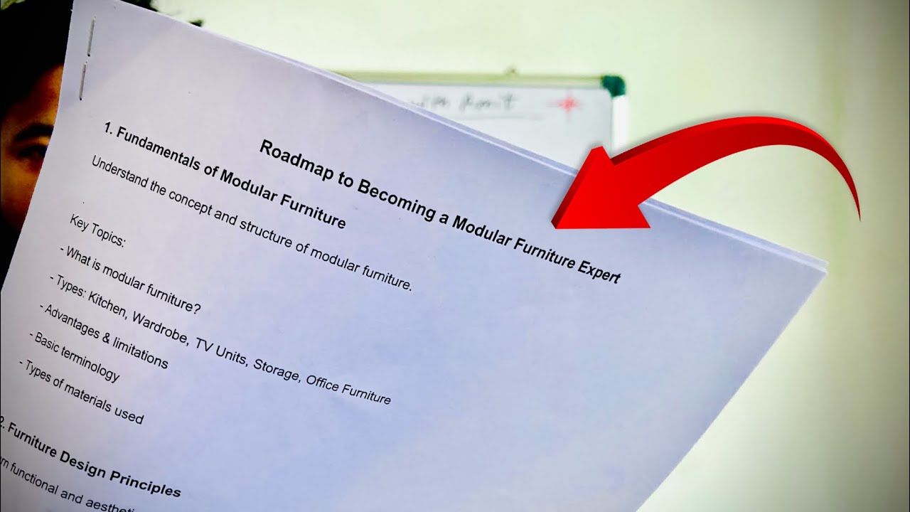 Roadmap for Modular Furniture Expert ​⁠🚀