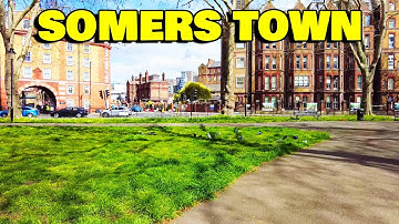 Somers Town Uncovered: A Walking Tour of a Historic London Neighborhood 🇬🇧 | April 2023 | (4K)