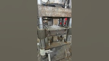 Copper powder block press machine.powder briquette machine #hydraulicpressmachine
