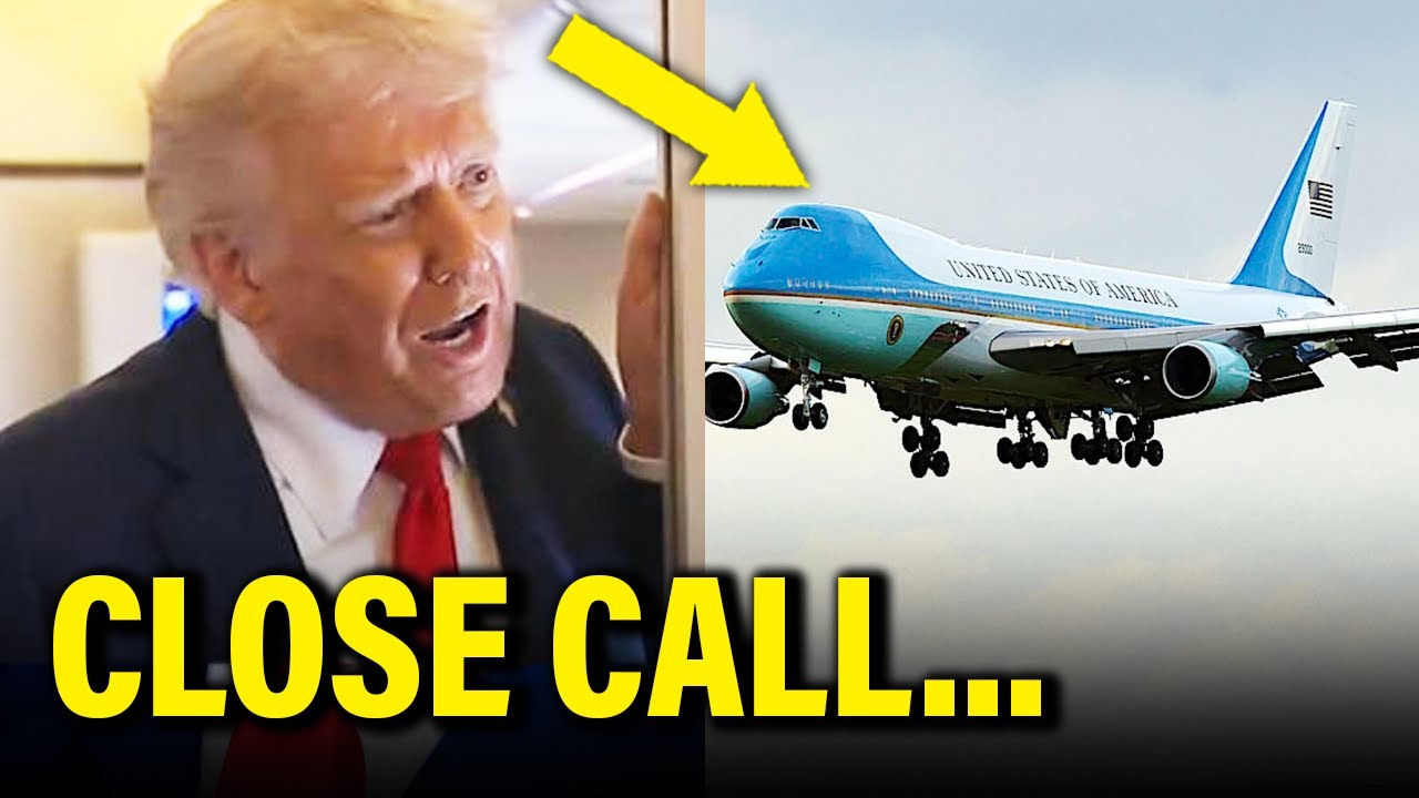 Trump has MID-AIR SCARE on Trip with NEAR COLLISION