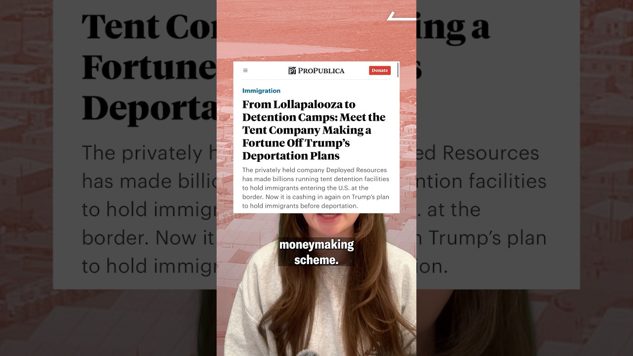 This company makes tents for music festivals…and deportation camps