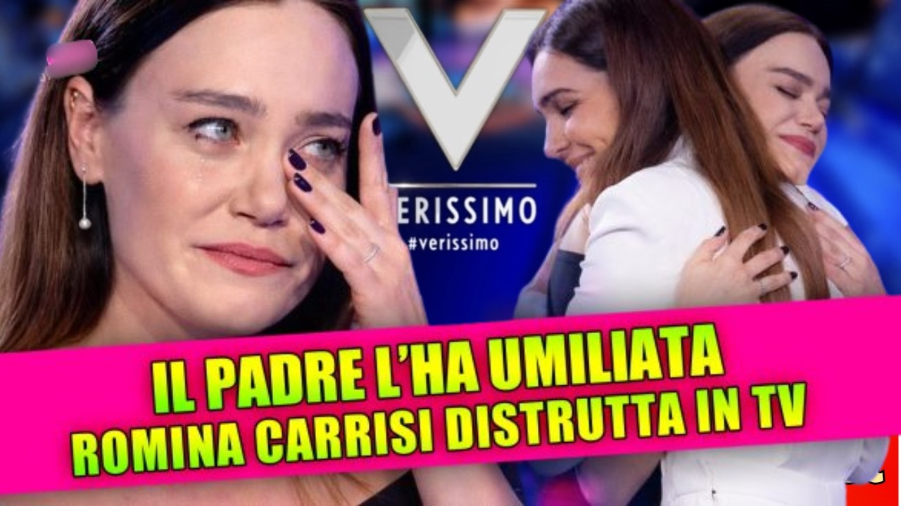 💔Romina Carrisi, sconvolta in televisione, rivela un segreto che aveva tenuto nascosto.