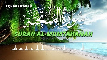 سورة الممتحنة للقارئ احمد الشلبي || Ahmad Shalabi Surah Al Mumtahanah 60 Quran