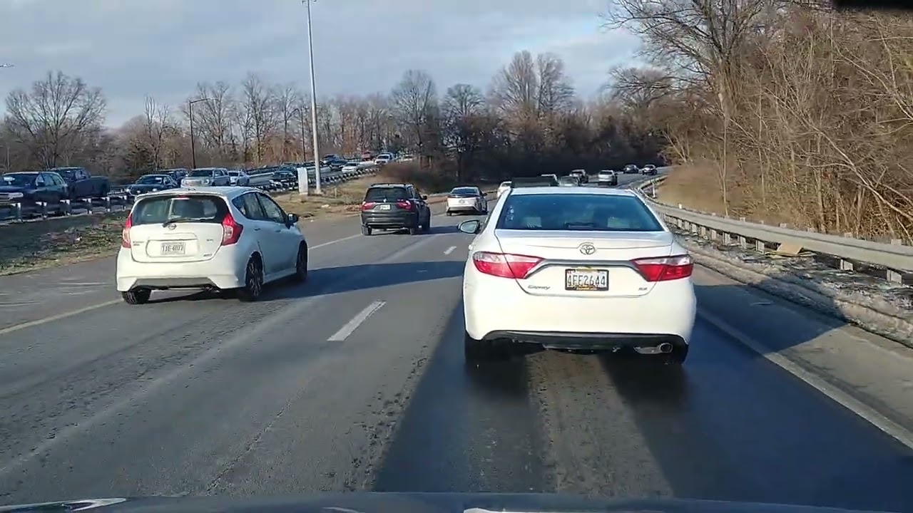 I-295 North Sunny Afternoon Drive | Washington D.C. Dashcam