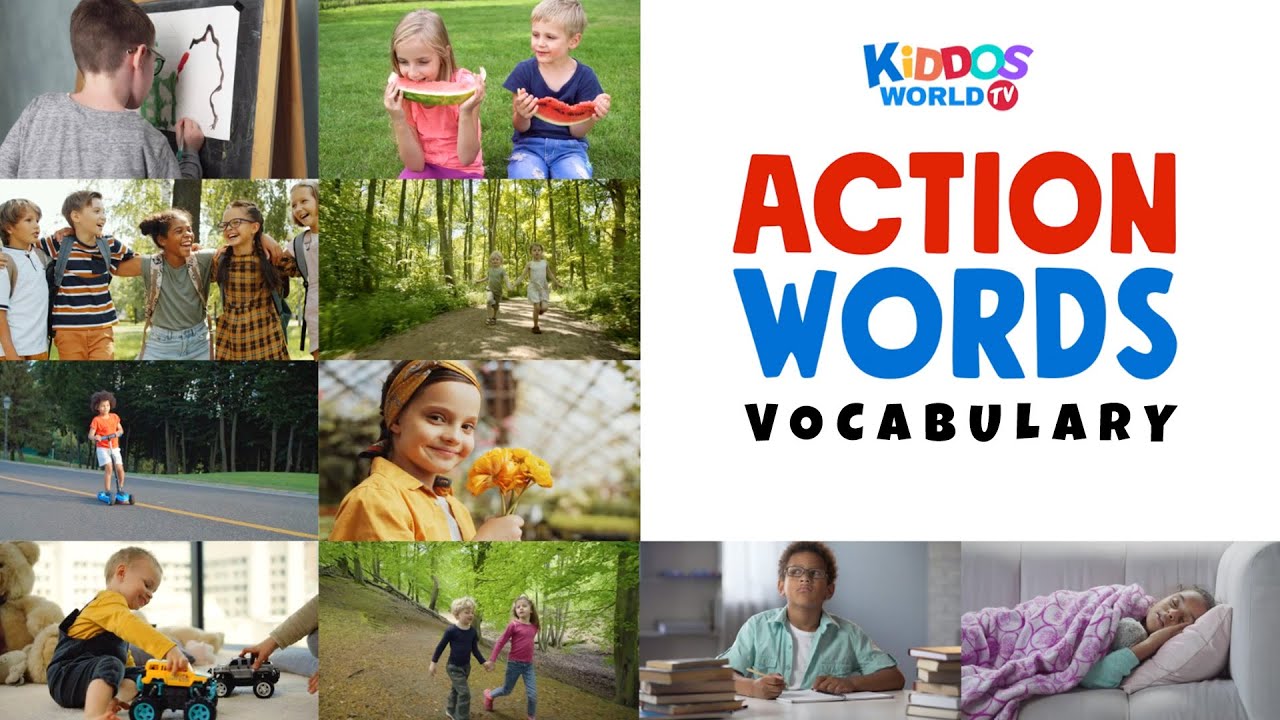 Action Verbs Vocabulary Chant for Children | English Vocabulary | Fun Kids English