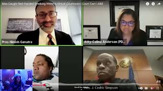 Reacting to "Man caught red-handed smoking Weed in courtroom.