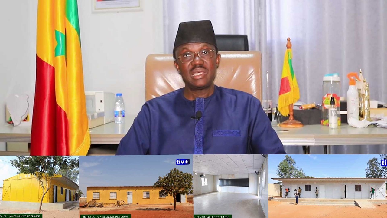 Reportage Sur Les écoles à Commune de Diass Réalisation Par Maire de Commune de Diass Mamadou Ndione