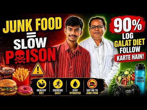 Junk Food = Slow Poison ⚠️ | Healthy Diet & Fitness Truth | Must Watch