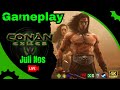 Conan Exiles – Aventuras Brutais na Era Hiboriana (Gravação da Série do Canal Juli Nos)
