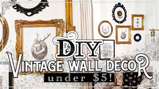 DIY Vintage Wall Decor UNDER $5! | Nursery Inspo