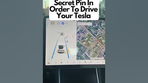 How To Set A Secret Pin In Order to Drive Your #Tesla #shorts
