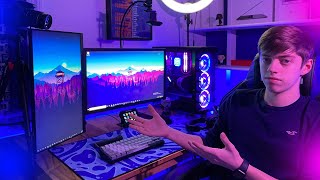 MY INSANE Gaming and Streaming Setup + Room Tour!