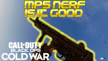 Black Ops : Cold War - The MP5 Got Nerfed...But Is It Still Good? Post Nerf MP5 Gameplay!