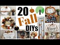 20 Fall Dollar Tree DIY Home Decor Ideas | Traditional Fall Decor