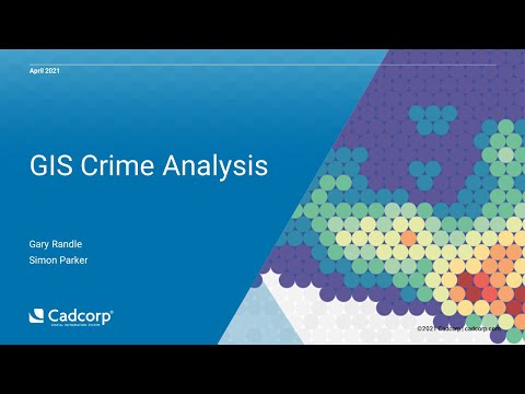 [Webinar] GIS Crime Analysis