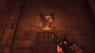 Good Doggo Painting Interactions Easter Egg in Wrath of the Bride [Overwatch 2]