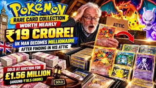 UK Man Finds Pokémon Cards Worth ₹19 Crore in His Attic! 😱 Sold for £1.56 Million UK Man Finds Pokémon Cards Worth ₹19 Crore in His Attic! 😱 Sold for £1.56 Million