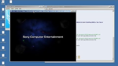 PCSX2 0.98 (PS2 Emulator) running in ReactOS