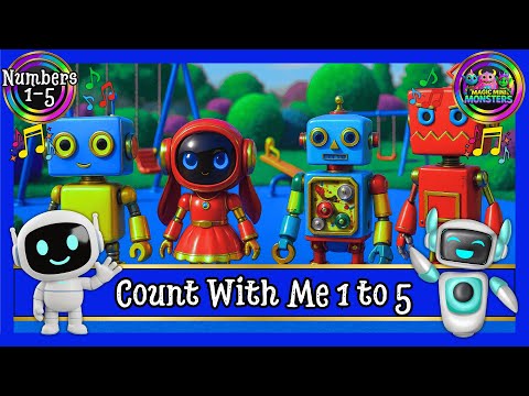 Count With Me 1 to 5 | Magic Mini Monsters | #magicminimonsters