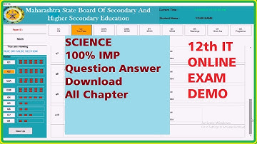 HSC IT  Online Exam All Chapters 100% IMP questions with PDF | All Doubt regarding  exam cleared