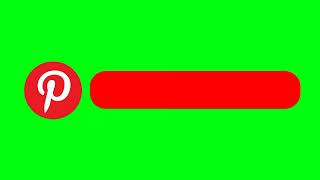 Pinterest Green Screen Animation Logo Video Free Copyright || Creater videos no copyright