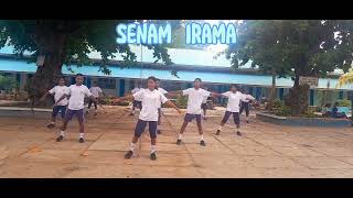Senam Irama Terbaik kelas IX F