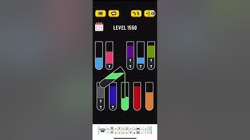 Water Sort Puzzle level 1550
