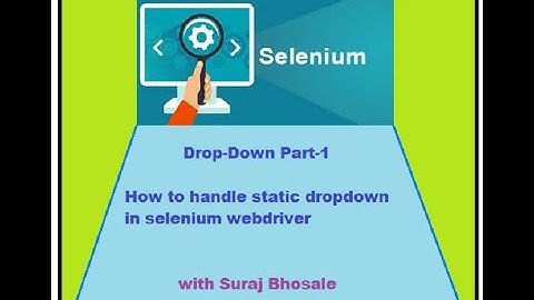 How to handle static drop-down in selenium Webdriver with java