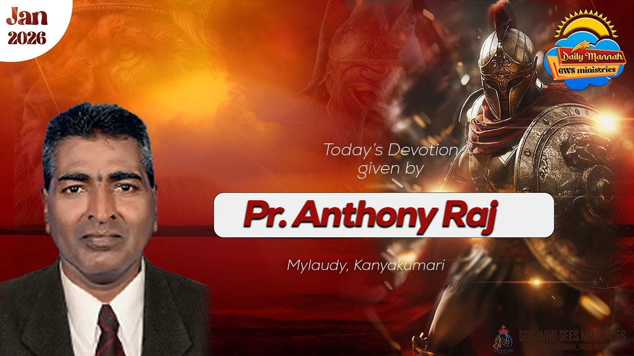 09_01_2026 || Daily Manna || Pas.Anthony Raj || God Who Sees Ministries