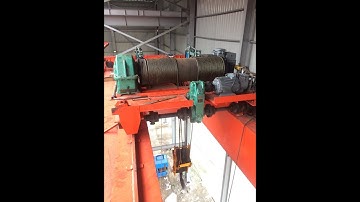 Chạy thử không tải cầu trục 16 tấn dầm đôi