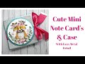 Mini Note Cards & Case • Craft Fair Ideas • DIY Gift Ideas