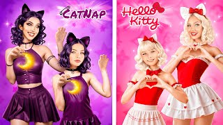 Catnap vs Hello Kitty! Transformasi Ekstrim Kamar Impian!