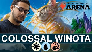 MTG Arena: Colossal Winota with Ali Aintrazi [Bo1 Format]
