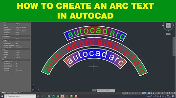 HOW TO CREATE ARC TEXT IN AUTOCAD | AUTOCAD TUTORIALS