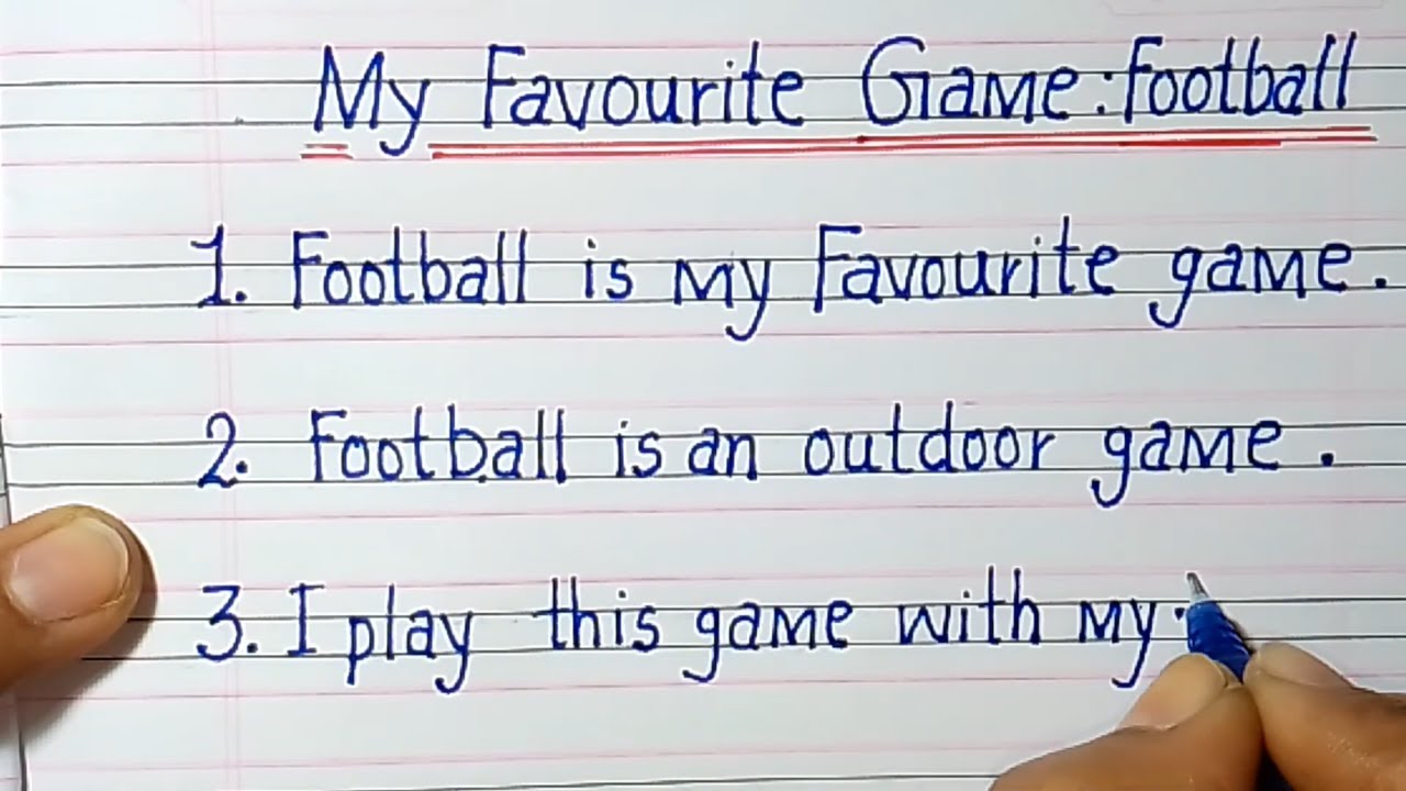 10 Lines On Football 10 Lines Essay On Football My Favourite Game 10-lines-on-football-10-lines-essay-on-football-my-favourite-game