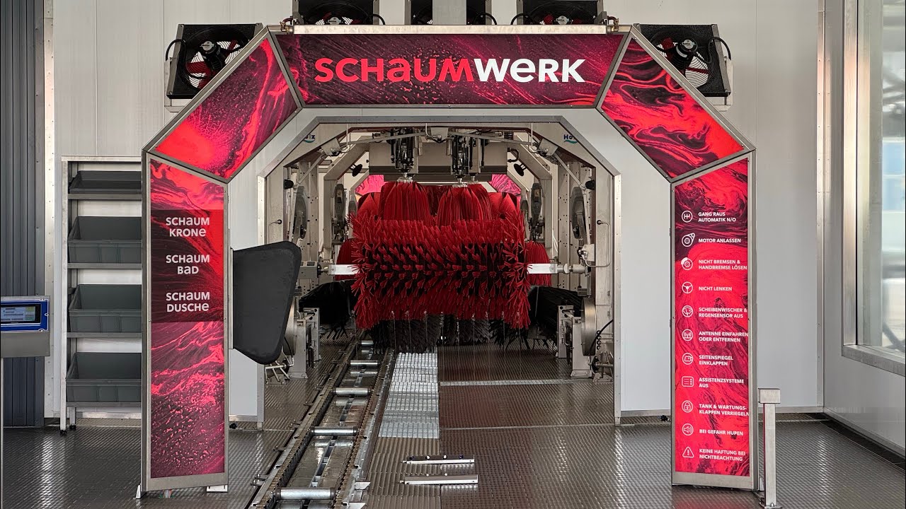 BRANDNEW | Holz Express-Waschstraße | SCHAUMWERK Bad Oeynhausen