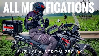 Suzuki VStrom 250 sx MODIFICATIONS!