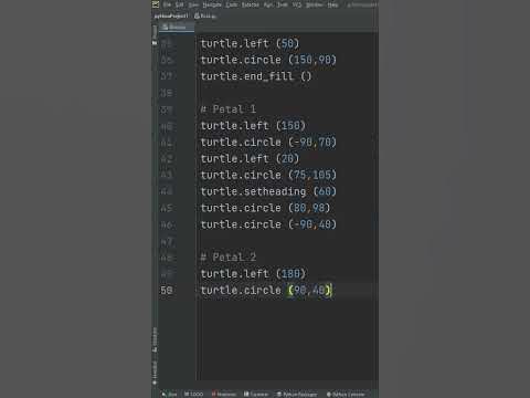 Flower of Love💘 | Rose drawing in python | How to draw rose using ...