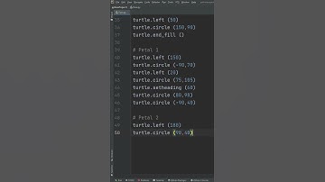 Flower of Love💘 | Rose drawing in python | How to draw rose using python | Turtle  #shorts