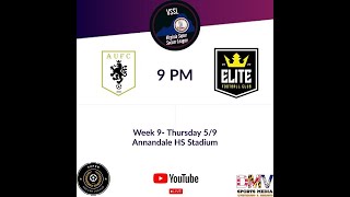 VSSL WEEK 9 LIVE:  Alexandria United vs Elite FC