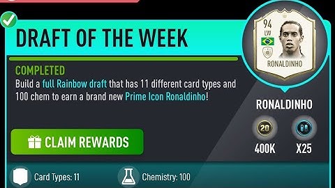 DRAFT OF THE WEEK COMPLETED - PACYBITS 20