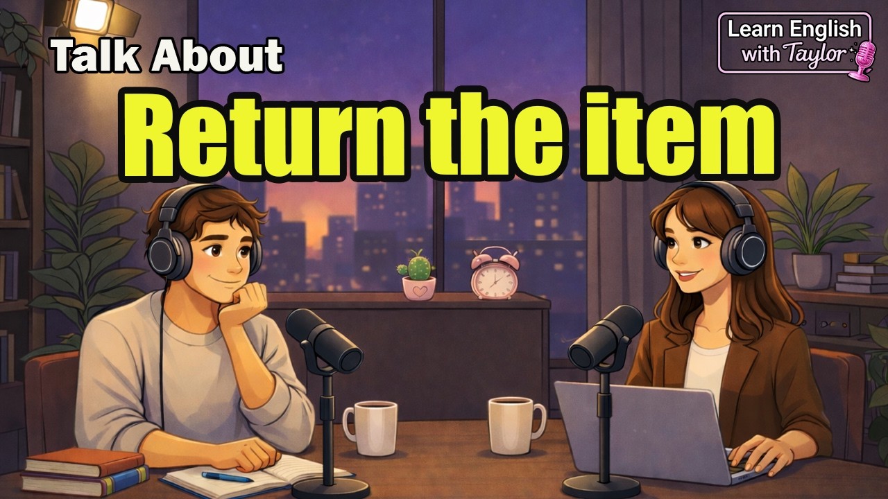 English Podcast for Beginners : Returning an Item (Refund / Exchange) — “I’d like to return this.”