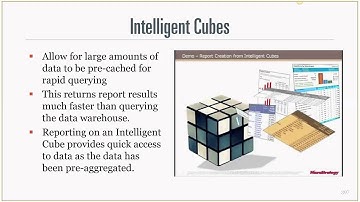 5.3 MicroStrategy Intelligent Cubes (MicroStrategy Training)