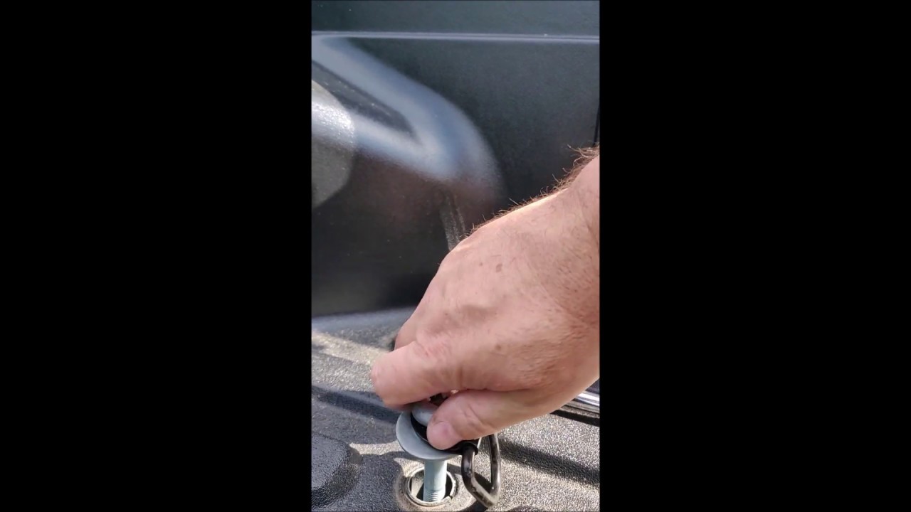 How to install cargo tie downs in Toyota Tacoma