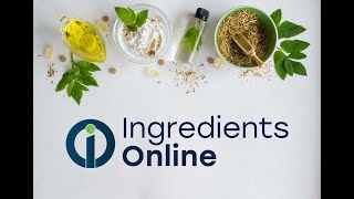 Introducing the new Ingredients Online