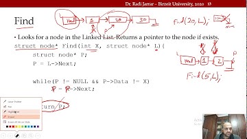 COMP2321 - Linked List Lecture 6 Dr. Radi Jarrar