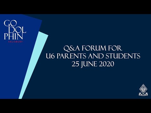 U6th Q&A Forum 25th June 2020