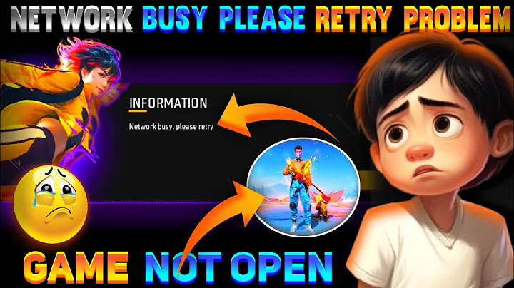 "HOW TO FIX NETWORK BUSY PLEASE RETRY PROBLEM " || FREE FIRE MAX || FREE FIRE NETWORK CONNECTION ERR