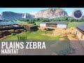 Plains Zebra Habitat | Malu Zoo | Speed Build | Planet Zoo | Ep. 9